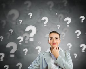 Business Woman Has Questions About Invisalign
